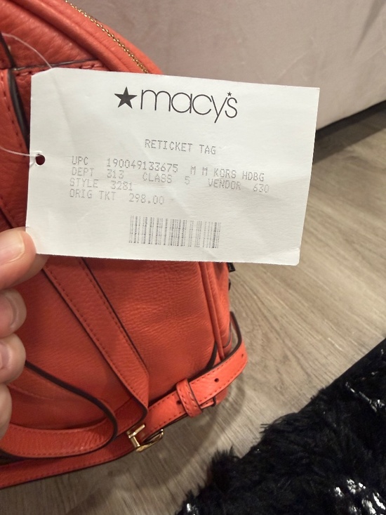 NWT 100% Authentic Michael Kors leather backpack main image 10